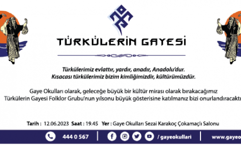 Türkülerin Gayesi Yılsonu Büyük Gösterisi