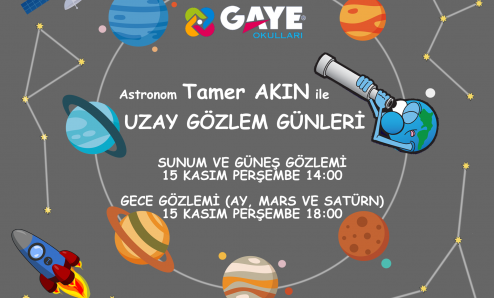 Astronom Tamer Akın ile Uzay Gözlemi