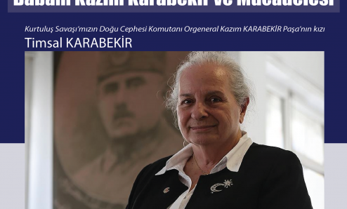 Kazım Karabekir'in kızı Timsal Karabekir okulumuza geliyor