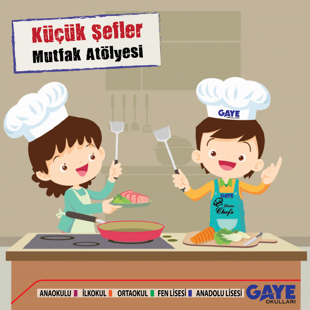 Küçük Şefler Mutfak Atölyesi